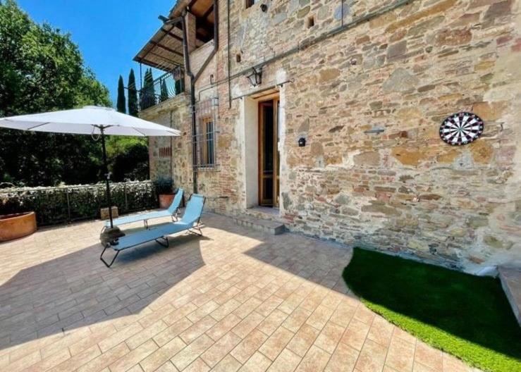 Rustico Jacuzzi & Wine Apartment La Collina Bagian luar foto